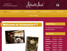 Tablet Screenshot of antoinettesbuffalo.com